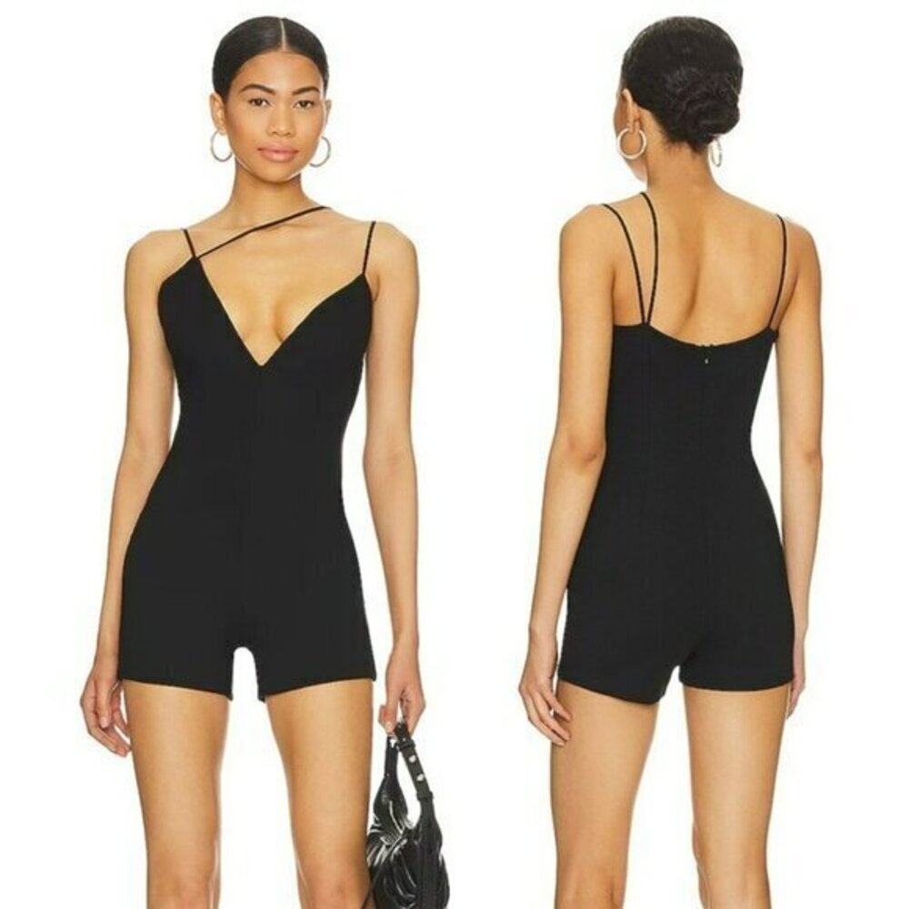 superdown Valeria Strappy Romper - Black